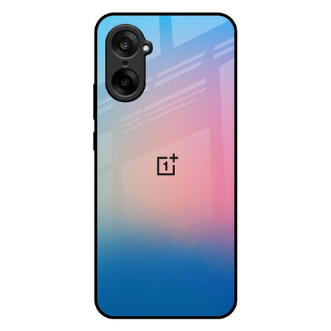 Blue & Pink Ombre OnePlus Nord CE5 5G Glass Back Cover Online