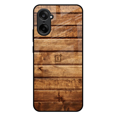 Wooden Planks OnePlus Nord CE5 5G Glass Back Cover Online