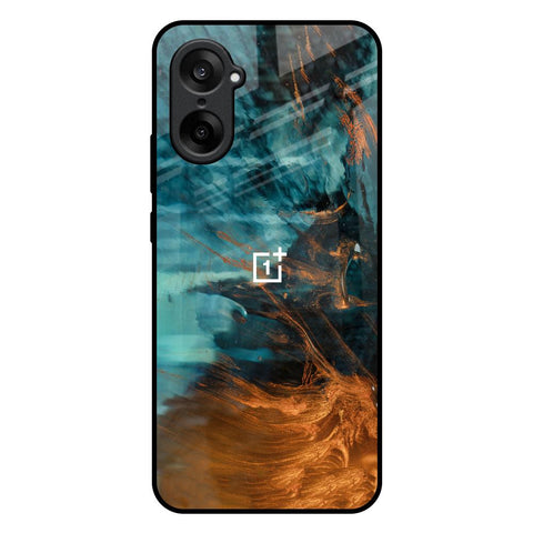 Golden Splash OnePlus Nord CE5 5G Glass Back Cover Online