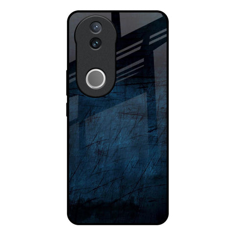 Dark Blue Grunge IQOO Z10R 5G Glass Back Cover Online