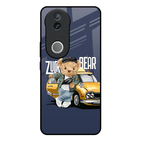 Adventurous Bear IQOO Z10R 5G Glass Back Cover Online