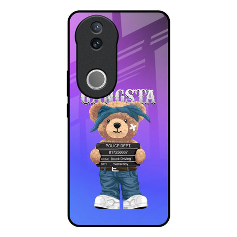 Gangsta Bear IQOO Z10R 5G Glass Back Cover Online