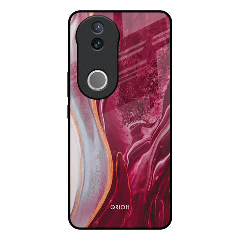 Crimson Ruby IQOO Z10R 5G Glass Back Cover Online