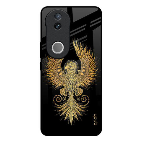 Mythical Phoenix Art IQOO Z10R 5G Glass Back Cover Online