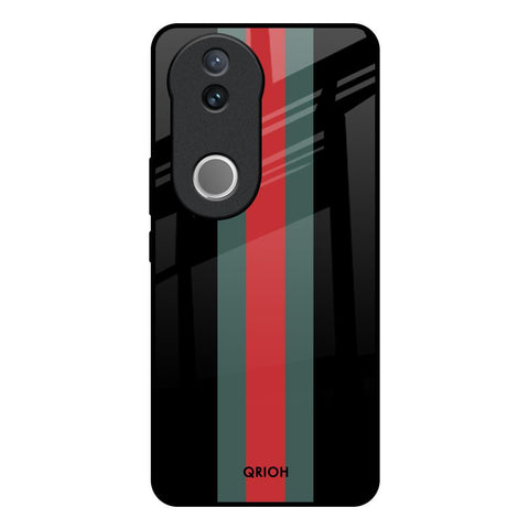 Vertical Stripes IQOO Z10R 5G Glass Back Cover Online