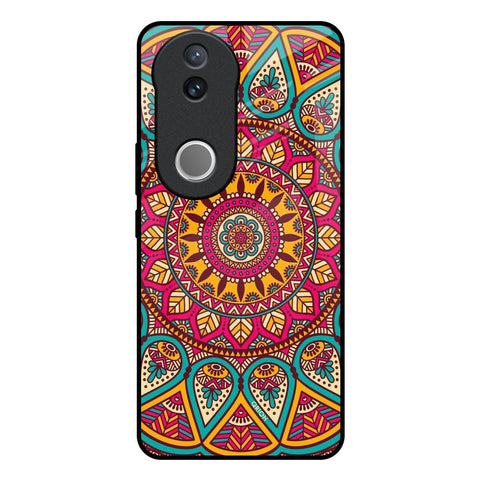 Elegant Mandala IQOO Z10R 5G Glass Back Cover Online