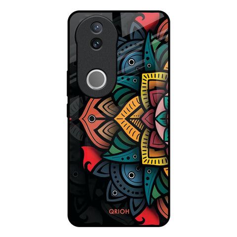 Retro Gorgeous Flower IQOO Z10R 5G Glass Back Cover Online