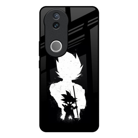 Monochrome Goku IQOO Z10R 5G Glass Back Cover Online
