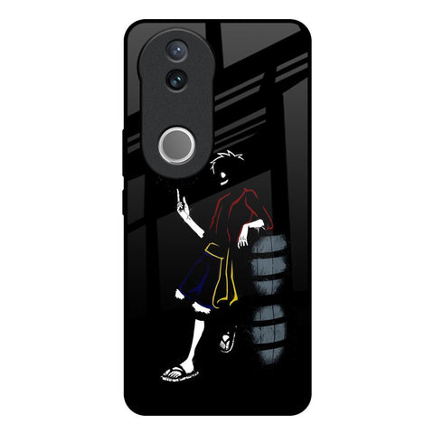 Luffy Line Art IQOO Z10R 5G Glass Back Cover Online