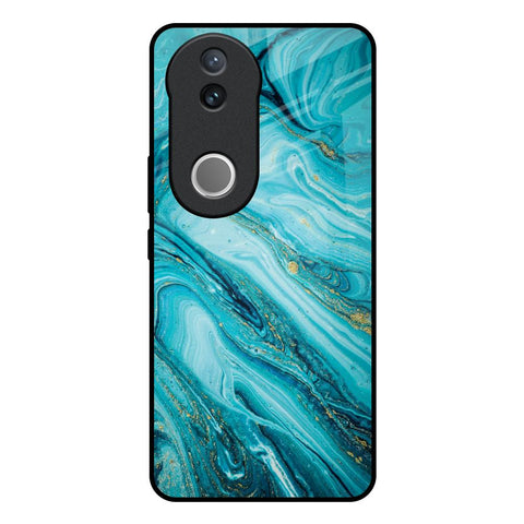 Ocean Marble IQOO Z10R 5G Glass Back Cover Online