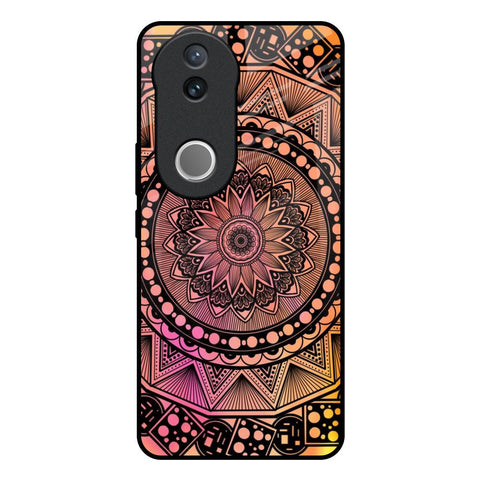 Floral Mandala IQOO Z10R 5G Glass Back Cover Online