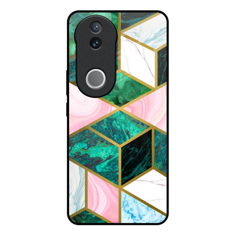 Seamless Green Marble IQOO Z10R 5G Glass Back Cover Online