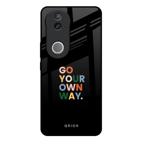 Go Your Own Way IQOO Z10R 5G Glass Back Cover Online