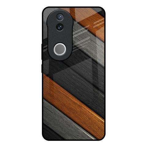 Tri Color Wood IQOO Z10R 5G Glass Back Cover Online