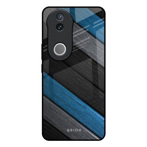 Multicolor Wooden Effect IQOO Z10R 5G Glass Back Cover Online