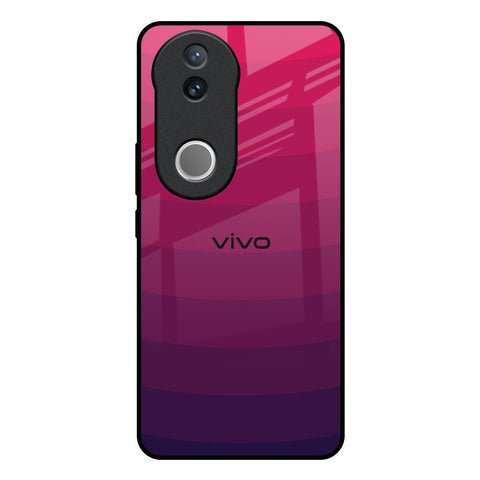 Wavy Pink Pattern IQOO Z10R 5G Glass Back Cover Online