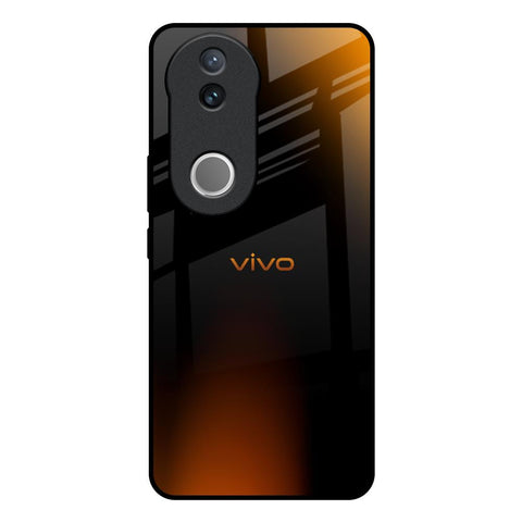 Orange Black Fusion IQOO Z10R 5G Glass Back Cover Online