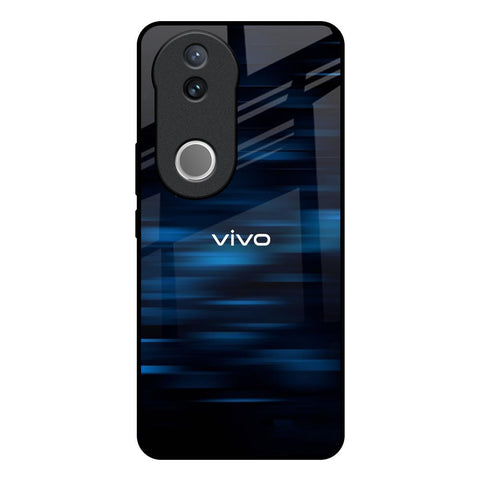 Blue Rough Abstract IQOO Z10R 5G Glass Back Cover Online