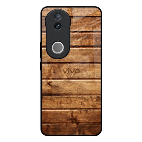 Wooden Planks IQOO Z10R 5G Glass Back Cover Online