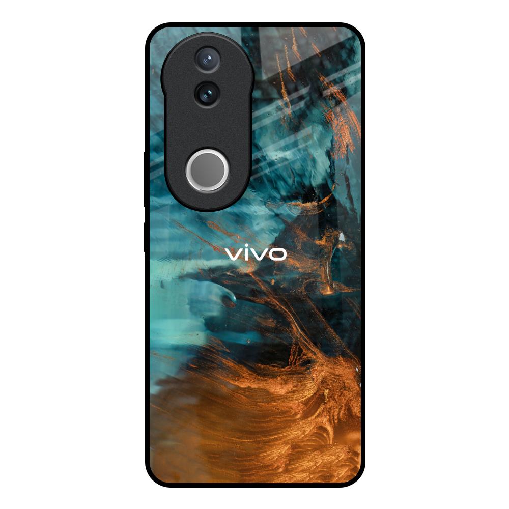 Golden Splash IQOO Z10R 5G Glass Back Cover Online