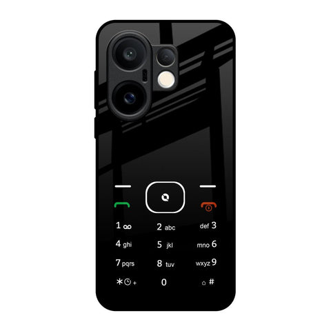 Classic Keypad Pattern Vivo X200 FE 5G Glass Back Cover Online
