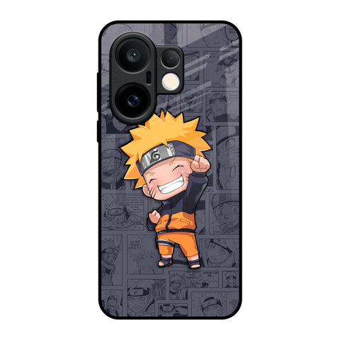 Orange Chubby Vivo X200 FE 5G Glass Back Cover Online