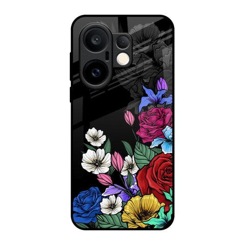 Rose Flower Bunch Art Vivo X200 FE 5G Glass Back Cover Online