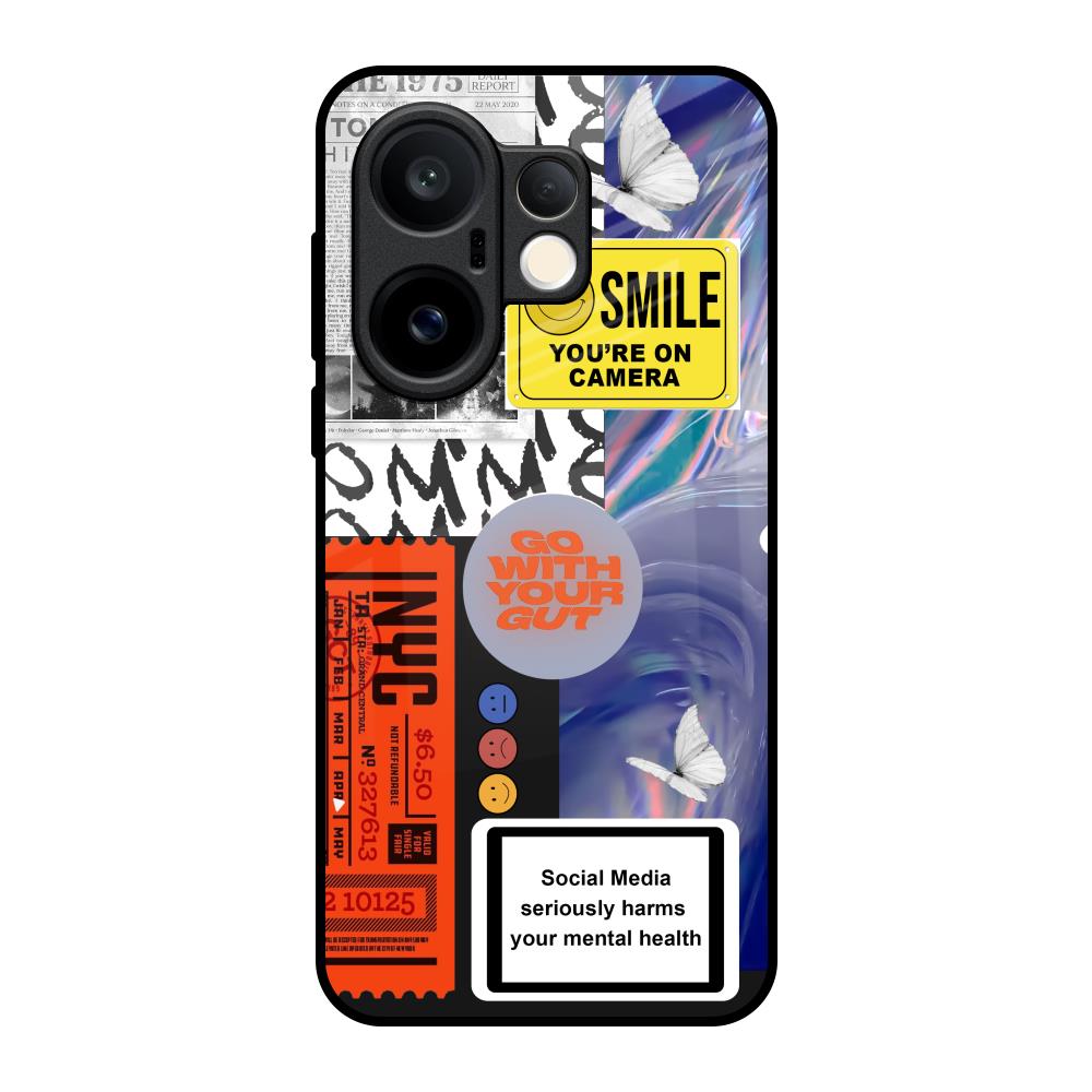Smile for Camera Vivo X200 FE 5G Glass Back Cover Online