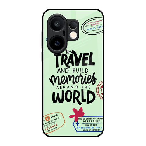 Travel Stamps Vivo X200 FE 5G Glass Back Cover Online