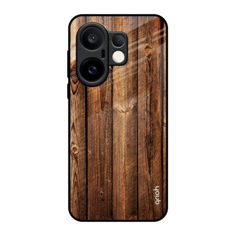 Timber Printed Vivo X200 FE 5G Glass Back Cover Online