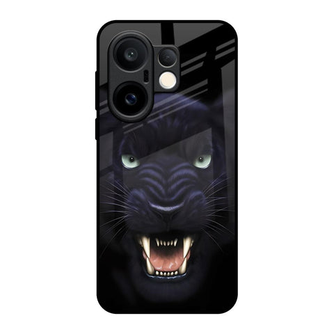 Angry Black Tiger Vivo X200 FE 5G Glass Back Cover Online