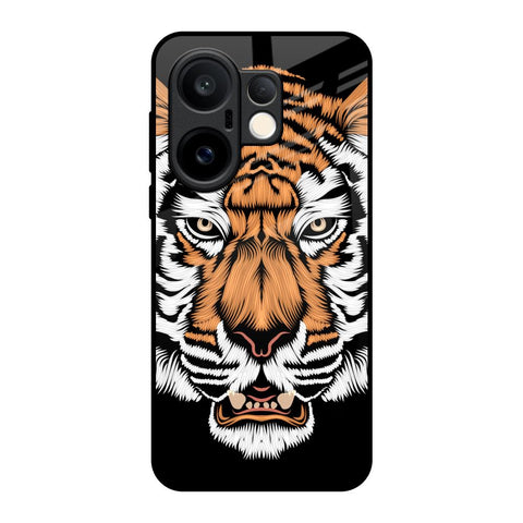Angry Tiger Vivo X200 FE 5G Glass Back Cover Online