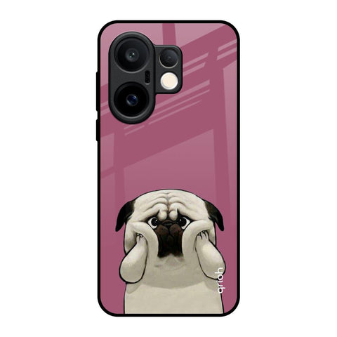 Funny Pug Face Vivo X200 FE 5G Glass Back Cover Online