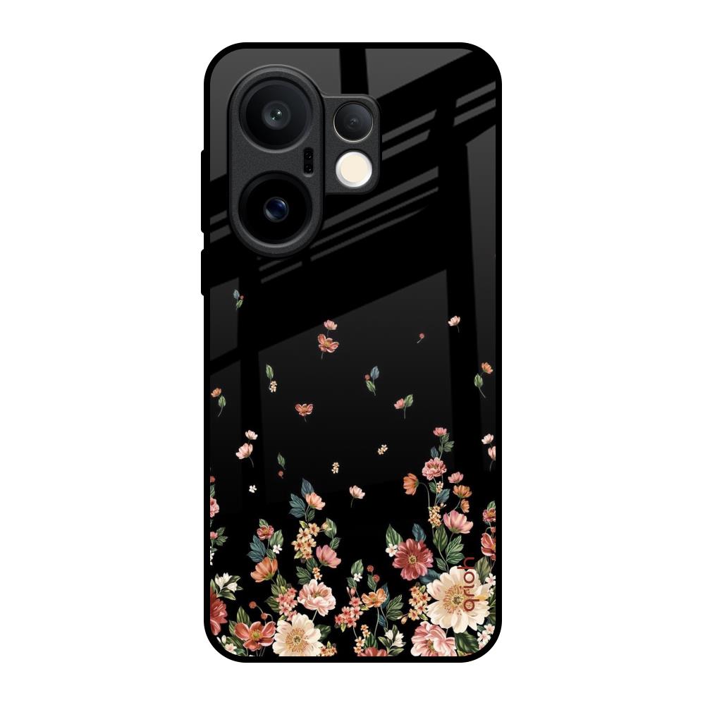 Floating Floral Print Vivo X200 FE 5G Glass Back Cover Online