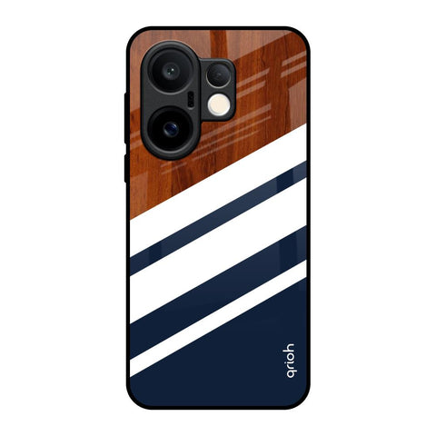 Bold Stripes Vivo X200 FE 5G Glass Back Cover Online