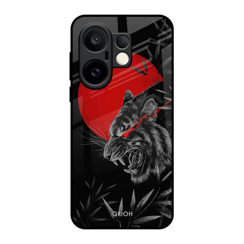 Red Moon Tiger Vivo X200 FE 5G Glass Back Cover Online