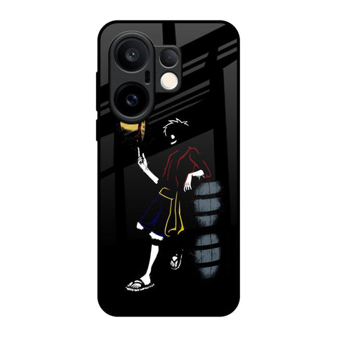 Luffy Line Art Vivo X200 FE 5G Glass Back Cover Online