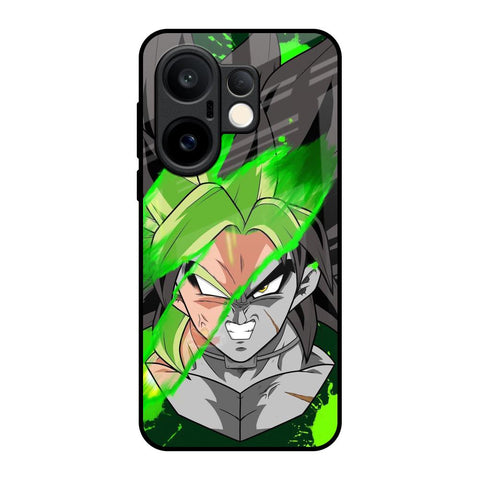 Anime Green Splash Vivo X200 FE 5G Glass Back Cover Online