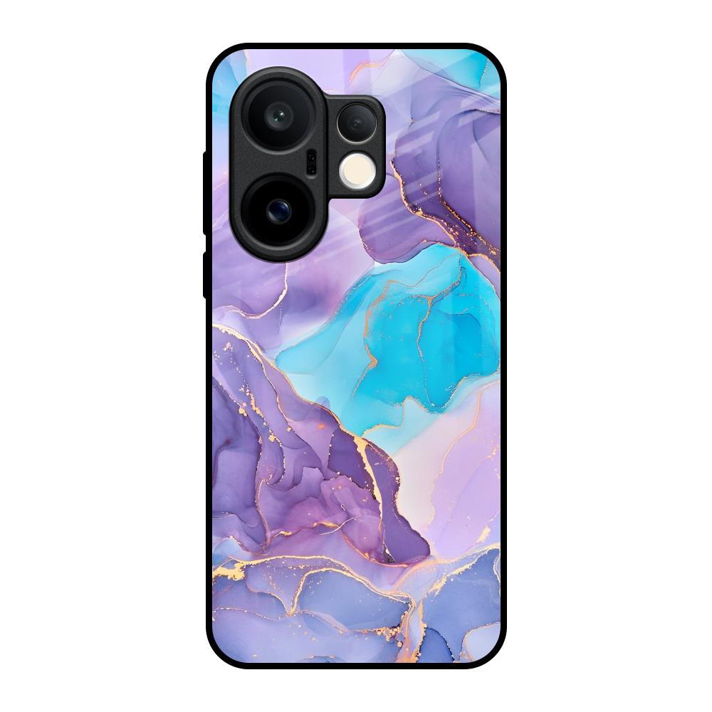 Alcohol ink Marble Vivo X200 FE 5G Glass Back Cover Online
