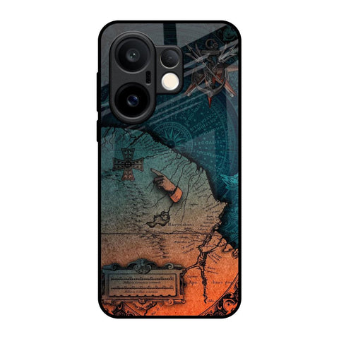 Geographical Map Vivo X200 FE 5G Glass Back Cover Online