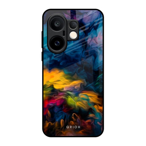Multicolor Oil Painting Vivo X200 FE 5G Glass Back Cover Online