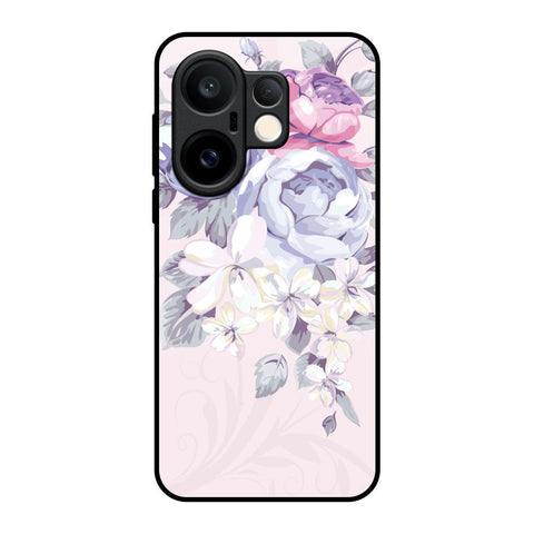 Elegant Floral Vivo X200 FE 5G Glass Back Cover Online