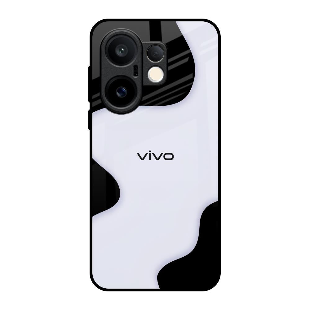 Wheat Cream Wavy Vivo X200 FE 5G Glass Back Cover Online