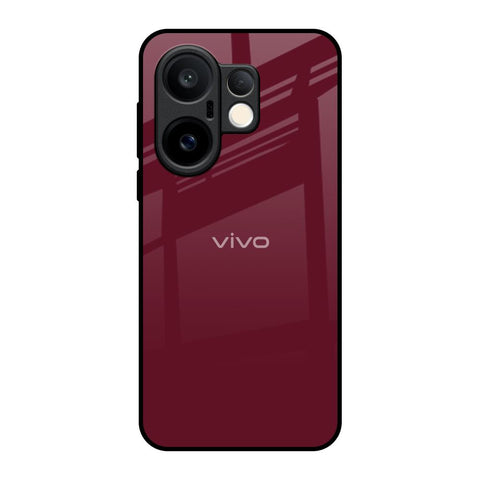 Classic Burgundy Vivo X200 FE 5G Glass Back Cover Online