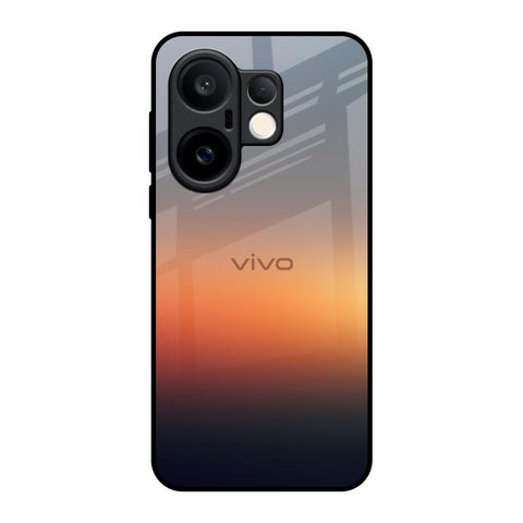 Aesthetic Orange Vivo X200 FE 5G Glass Back Cover Online