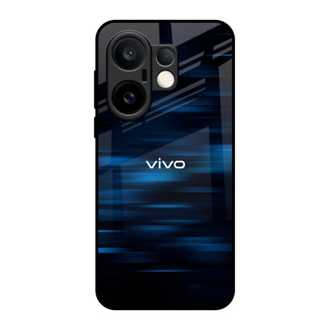 Blue Rough Abstract Vivo X200 FE 5G Glass Back Cover Online