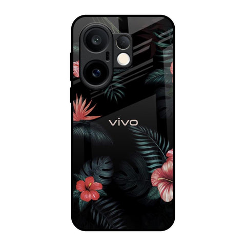 Tropical Art Flower Vivo X200 FE 5G Glass Back Cover Online