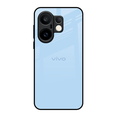 Pastel Sky Blue Vivo X200 FE 5G Glass Back Cover Online