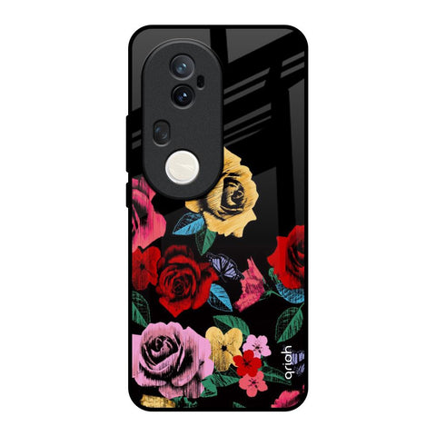 Floral Decorative Vivo T4 Ultra 5G Glass Back Cover Online