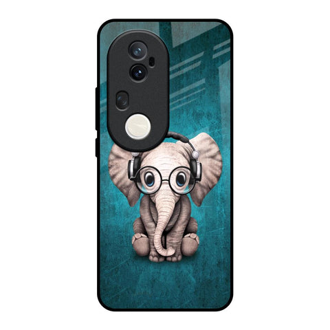 Adorable Baby Elephant Vivo T4 Ultra 5G Glass Back Cover Online